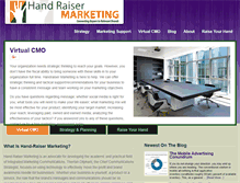 Tablet Screenshot of hand-raiser.com